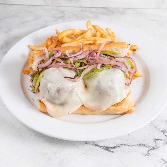 Spicy Meatball Sandwich.