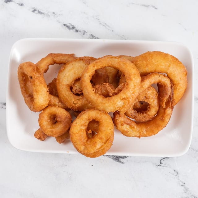 Beer Battered Onion Rings.