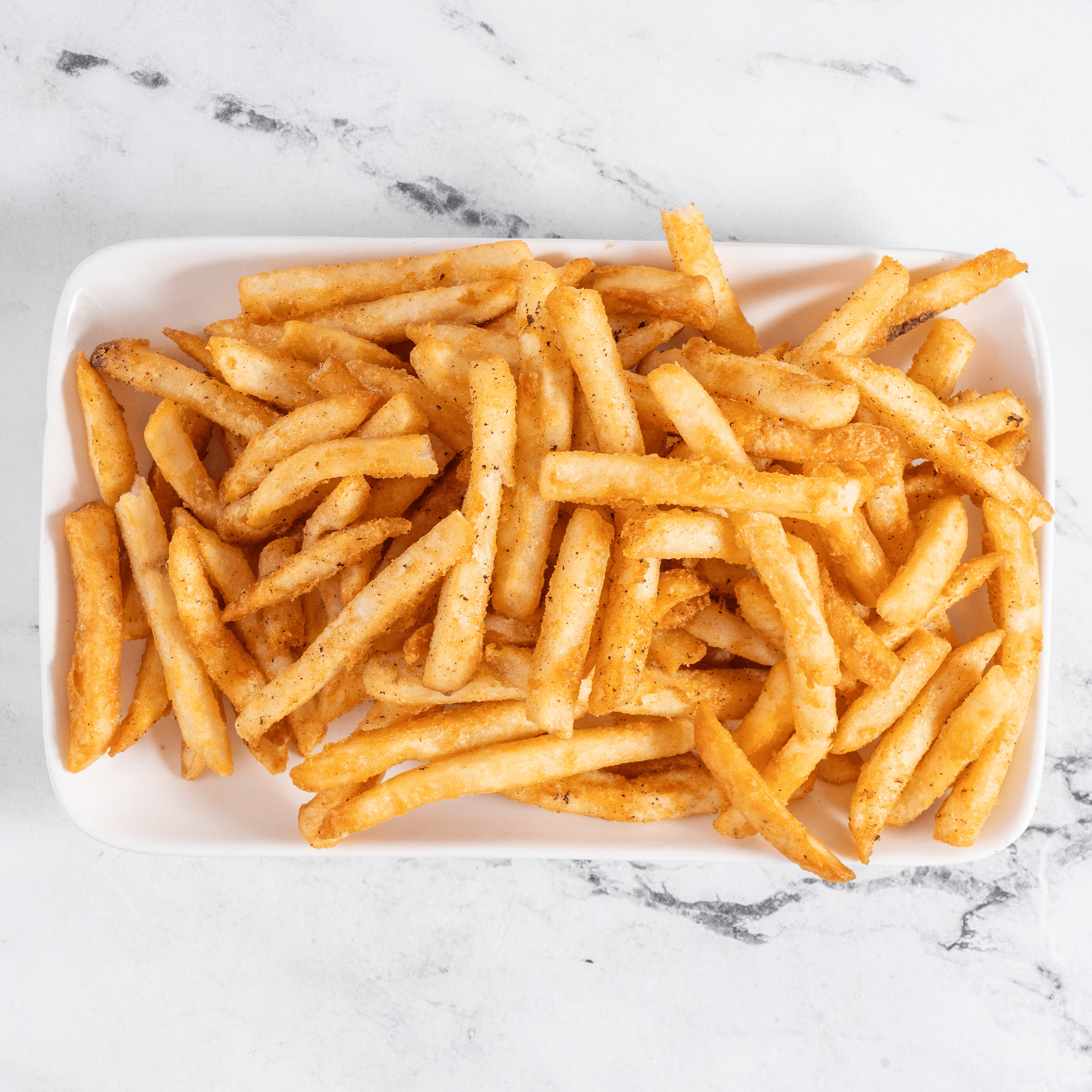 Basket of Seasoned French Fries.