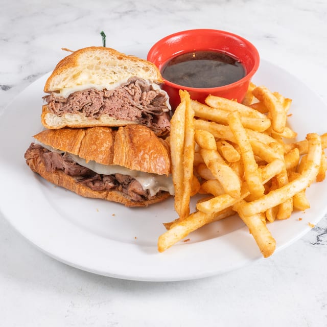 French Dip Sandwich.
